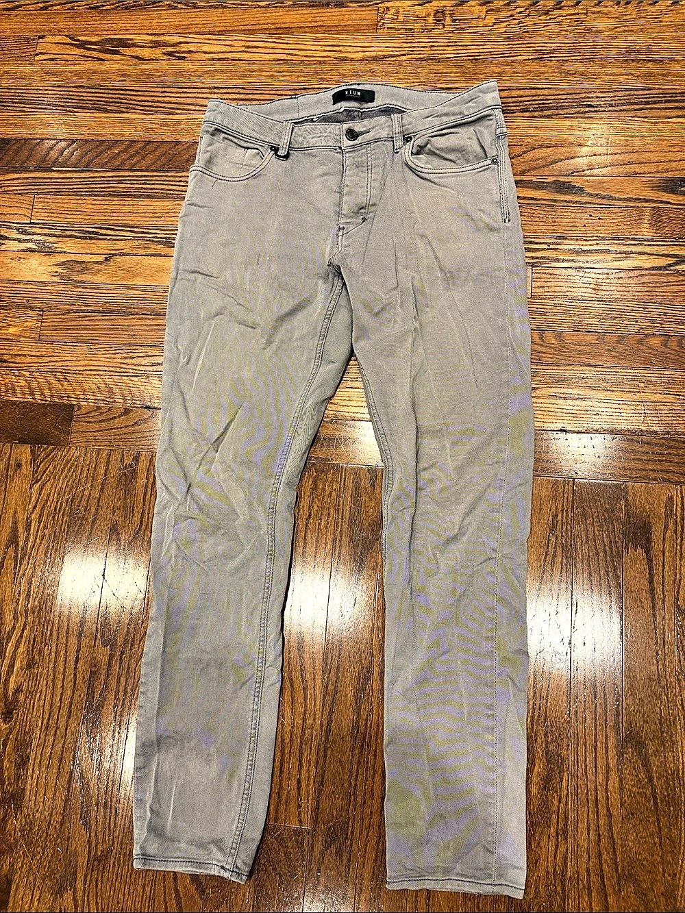Neuw Slim Jeans, Gray Mens 33/23